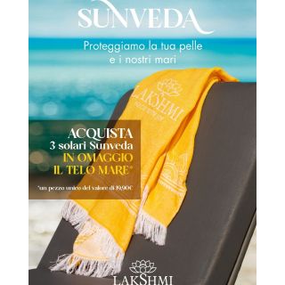 Telo Mare LAKSHMI In regalo con l'acquisto di tre solari Lakshmi